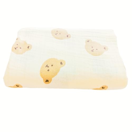 Image of Muslin Newborn Baby Swaddle Blanket 39.5 x 39.5 inches(100x100cm) Unisex Swaddling Wrap Soft Silky Muslin Swaddle Blankets Neutral Receiving Blanket for Newborn Babies Boys and Girls Large