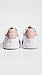 Tory Burch Women's Double T Howell Court Sneakers, Titanium White/Shell Pink, 11 Medium US