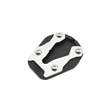 Body & Frame Parts Compatible With 450MT CF 450 MT 2024 2025 Motorcycles Accessories Foot Side Stand Enlarger Plate Pad Kickstand Extension(Silver NO LOGO)