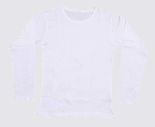 Image of indi weaves Girls Cotton Full Sleeves Solid T-Shirts (Pack of 2)