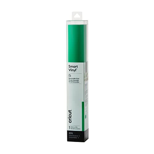 Image of Cricut Smart Removable Vinyl, Grass - 3ft Roll (13'x36') for Explore and Maker 3 - Matless Cutting for Long cuts up to 12ft