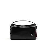 ITRHJTGP Leather Tote Bag Bolso bandolera de diseñador for mujer(Black)