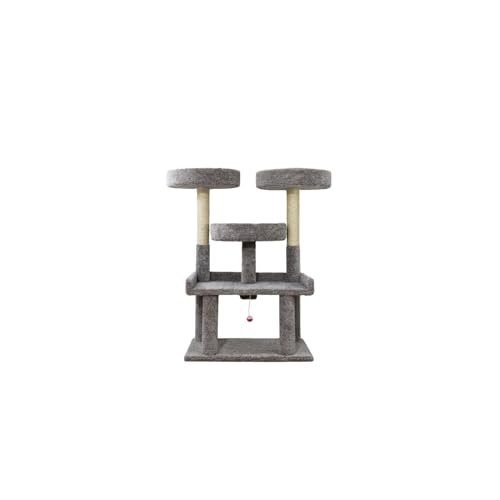 Árbol para gatos XXL resistente 46 in gris miniatura 4