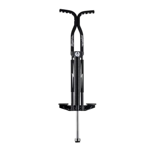 Flybar Foam Master Pogo Stick For Kids Boys & Girls Ages 9 & Up, 80 to 160 Lbs - Fun Quality Pogostick By The Original Pogo Stick Company, Black/Silver