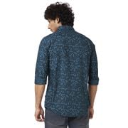 Image of Spykar Men's Regular Fit N /A Full Sleeve Printed Casual Shirts