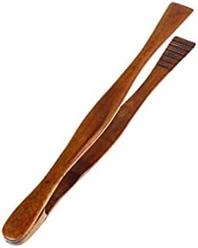 Bag Clips Tongs,1 pc Wood Food Tongs Barbecue Steak Tongs Bread Dessert Pastry Clip Clamp Buffet Kitchen CookingTools