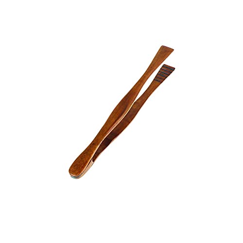 Pinzas de Cocina, 1 Pieza de Madera para Alimentos, Pinzas para Barbacoa, Pinzas para bistec, Pinzas para Pan, postres, Pasteles, Pinzas para bufé, Utensilios de Cocina.