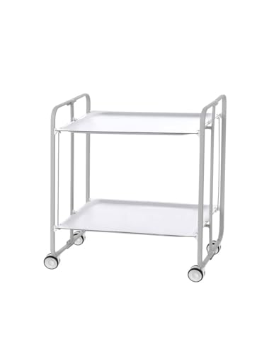 Dho Mesa De Ruedas Plegable Con Chasis Gris Aluminio.