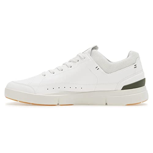 On Mens The Roger Centre Court Synthetic Leather White Jungle Trainers 12.5 US2