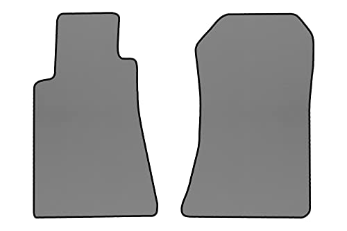 F-CORE Fußmatten - vordere Autos für Mercedes Class SL R129 03.89-10.01 Cabrio GRAU