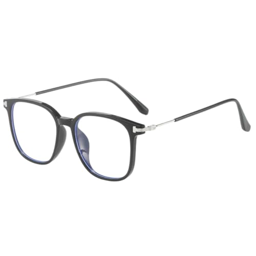 Image of Shiratori Square Blue Light Blocking Glasses for Women Men, Lightweight Frame Anti Eyestrain Computer Glasses