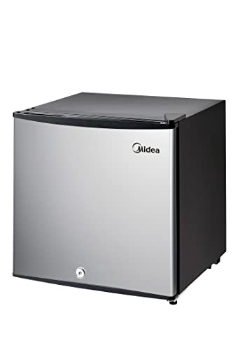 Midea MRU01M3ASL Freezer, 1.1 Cubic Feet, Stainless Steel, 30 Pounds on Fridge.com