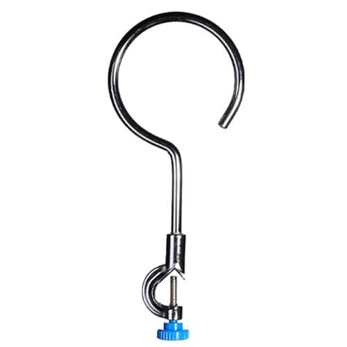 SEIWEI 1 Pcs Lab Support Retort Ring Open Extension Ring Brace with Smooth Surface for Rotating Stand Laboratory Support, Easy to Use (140 mm)