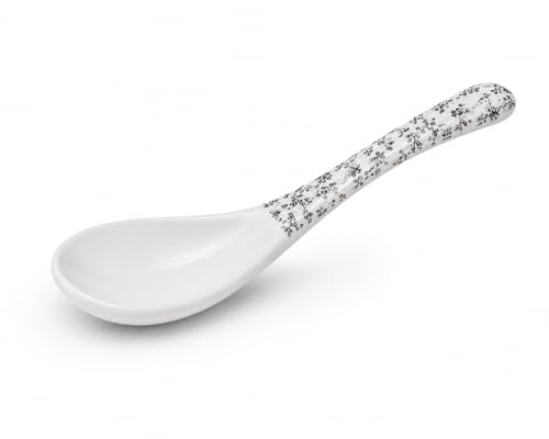 Image of Melvio By Malti 6 Pcs Tea Spoon Set for Dining & Dessert | Premium Melamine Spoons with Elegant Design | Microwave & Dishwasher Safe Spoons for Tea, Coffee, Ice Cream, Dessert | White, 5.5 Inch