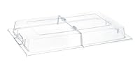 HENDI Rolltop-Haube, GN 1/1, Polycarbonat, 530x325x(H) 76mm