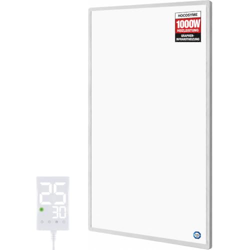 Hocosyme Infrarotheizung mit Thermostat 1000W programmierbar