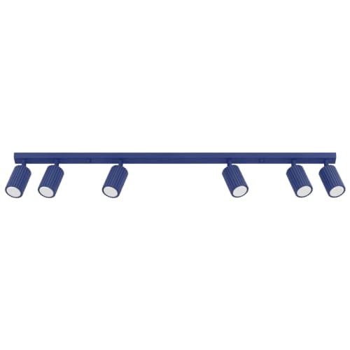 Image of SOLLUX lighting Plafond Karbon 6L Ultramarine