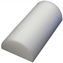 Foam Roller White - 12 X 6 - Half Round