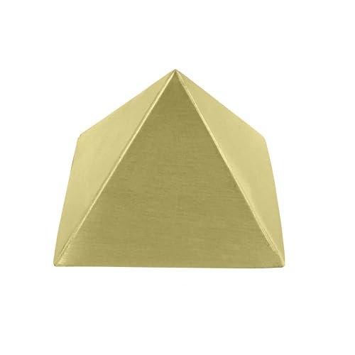 Image of Pure Brass Hollow Pyramid | 2-Inch | Pack of 1 | Boost Positive Vastu Energy for Home & Office | Powerful Remedies for Health & Wealth