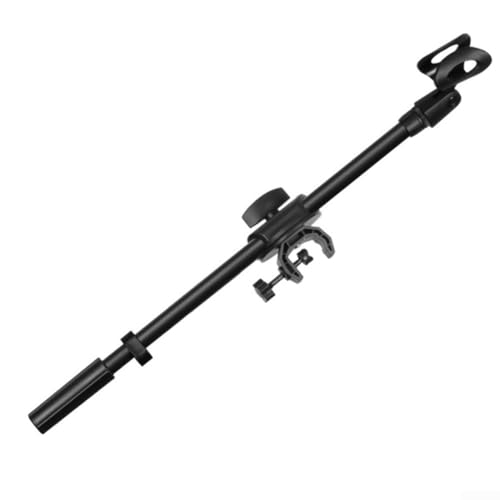 Adjustable Boom Arm Mic Stand, Clip Phone Holder, Extension Bracket 35CM (A)
