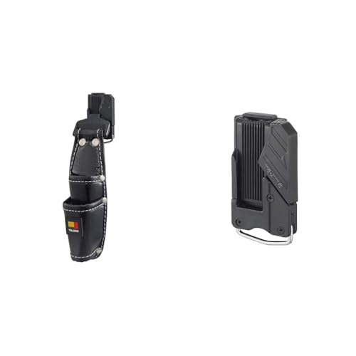 【セット買い】タジマ セフシステム 着脱式工具差し 2本差し 水気に強い高密度ナイロン SFKSN-P2 着脱楽々 ベルトに後から装着可能 腰道具の組み換えが簡単 使う道具だけを選んで装着 腰の負担軽減 工具の落下防止 + セフシステム セフ後付ホルダー