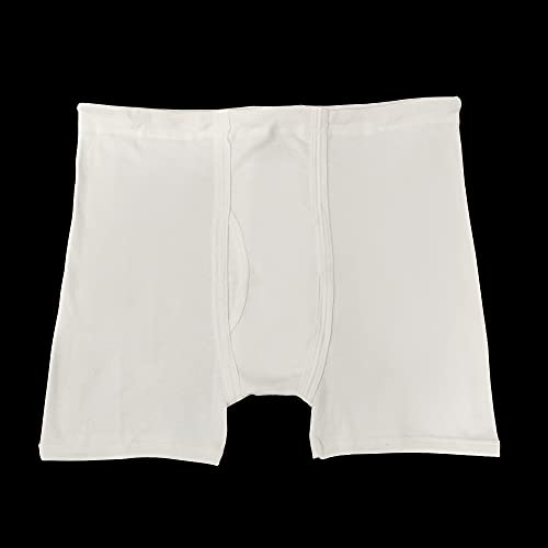 SILVER STORK Men's White Interlock Cotton Underwear/Trunk with Strings (Nada Underwear)