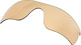 オークリー(OAKLEY) 互換品 スポーツサングラス 交換レンズ レーダーロック パス ライト ブラウン 紫外線カット ライトカラー
