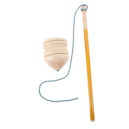 HOOTNEE Oberteile für Kinder Kinderspielzeug Spielzeug für Kinder brummkreisel pumpkreisel Spielset aus Holz DIY Holzplatte Erwachsener im mittleren Alter