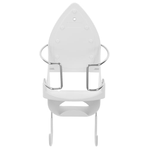 jojofuny Support Mural pour Fer et Planche à Repasser 36X155X13 CM en Pbt Résistant Crochet Chromé Robuste Rangement Gain de Place pour Buanderie Chambre et Bureau