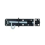 Merriway BH01738 Type 2A Heavy Duty Brenton Bolt Padbolt, 150mm -Black Pad
