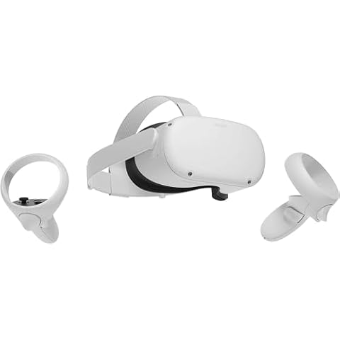 Oculus Quest 2 256GB Advanced All-in-One Virtual Reality VR Headset Set, White Cover