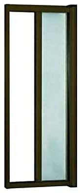 Zanzariera a rullo in alluminio per porte/balconi con profilo riducibile/regolabile avvolgimento orizzontale (120x250cm, Marrone)