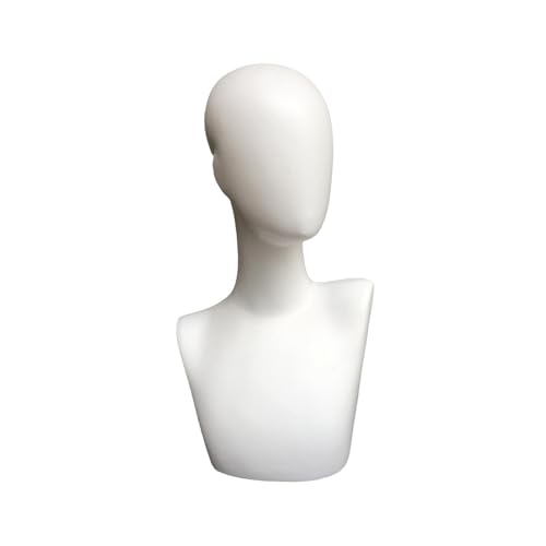 Présentoir perruque solide avec surface lisse - Support tête de mannequin en PP
