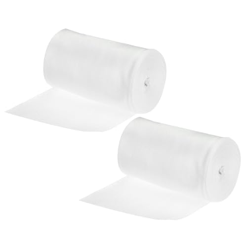 Image of MECCANIXITY 2pcs Fiberglass Cloth Tape 30m(33 Yard) x150mmx0.15mm C Glass Fiber Fiberglass Mesh Glass Fiber Mesh Woven Fiberglass Fabrics Insulation Tape for Reinforcement Repair