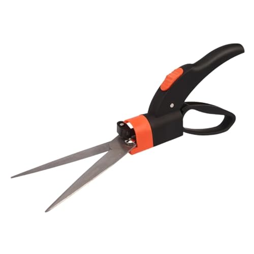 Ciseaux de jardinage, tondeuses à gazon avec tête rotative à 360 degrés, cisailles à gazon for la coupe des bordures