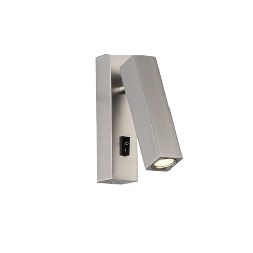 Lámpara LED de lectura para pared con interruptor para no molestar al dormir