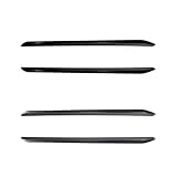 Jupe latérale Automobile Extension Latérale Voiture pour BMW pour Série3 pour G20 G28 2019 Séparateur Diffuseur Tunning Winglet Pare Chocs pour Voitures Jupes Latérales(Carbon Black)