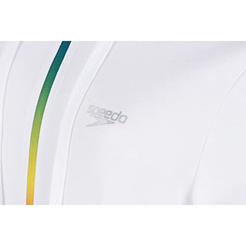Speedo JAQUETA COLORS FEMININA EM ALGODÃO NA COR BRANCO, GG