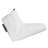 kowaku Golf Putter Cover, Lightweight Golf Club Head Cover Protector, Golf Club Headcover for Sports, Adults, Men, White