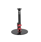 【Altura ajustable】El tubo telescópico tiene un sistema de bloqueo de dos hebillas para ajustar la altura de 27 cm/10,62 Inc a 56 cm/22,04 Inc, por lo que es más adecuado para el trabajo de escritorio.