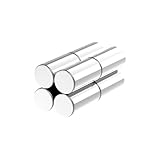 Super Strong Neodymium Disc Cylindrical - 1/2”D x 1.00”H - 8 Pack Rare Earth Magnets, Powerful Round Refrigerator Magnets for Fridge,Crafts,Office,Whiteboard,Dry Erase Board,Cat Eye Gel Polish Magnet