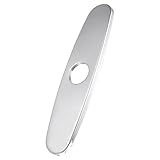 LIFKOME Edelstahl Wasserhahn Abdeckplatte mit Rundem Rand Korrosionsbeständig Spritzlochabdeckung...