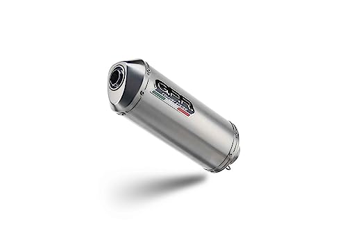 GPR Pot échappement marque GPR compatible avec Yamaha T-Max 500 2001-2011, Satinox , Homologué et légal, système d'échappement complet, avec db killer...