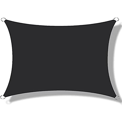 Voile d'ombrage auvent carré BrolEo 4x6m protection solaire extérieur - 2