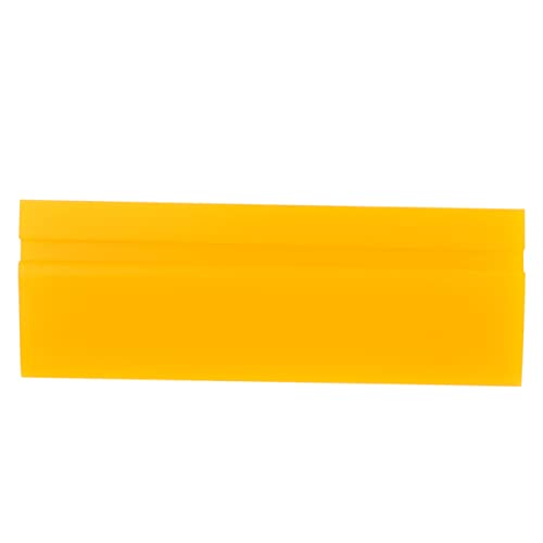 NULYLU Plastic Squeegee Film Applying Tool for Auto Window Film Decal Scraping Yellow Soft for Paint Easy Adhesive Application and Removal Essential Gadget