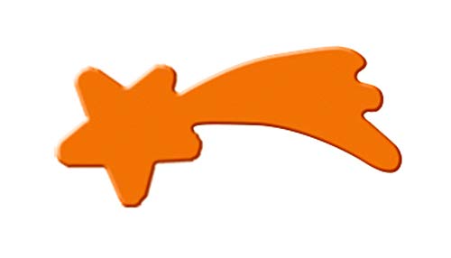 Ursus 19480068 Hole Punch with Lever Medium Comet Orange Punched Motif Approx. 25.4 mm Plastic with Metal Punch Suitable for Grammages of 160 220 g/m² - Image 2