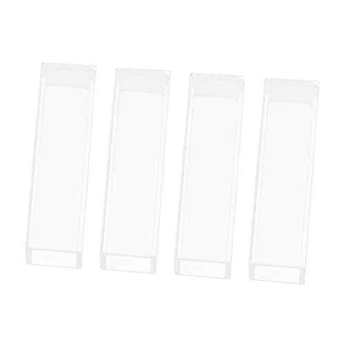 Mobestech - Mobestech 4stücke Glasküvettenwerkzeug Probenküvetten Weglänge Küvetten Für Vergleichende Analysen Und Spektrometer-anwendungen