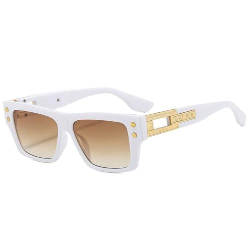 Lunettes de soleil carrées contre l'éblouissement avec monture alliage PC ultra légère