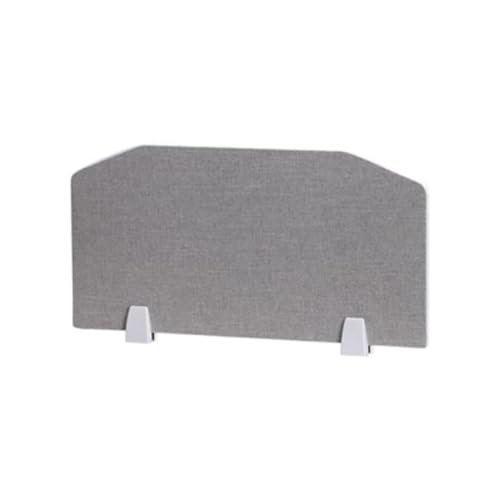 GDMDPTE Desktop partition,Acoustic Freestanding Desk Divider, Noise Reducing Table Privacy Panel Partitions, Office Workstation Desktop Cubicle(Gray,100x30cm)