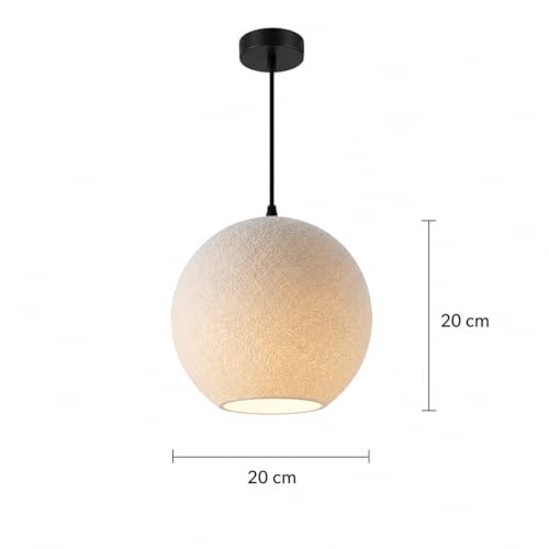 Image of Astra Sphere Pendant Ceiling Lamp | Modern Textured Globe Hanging Light | Minimalist Globe Pendant Light for Living Room, Dining Area & Bedroom